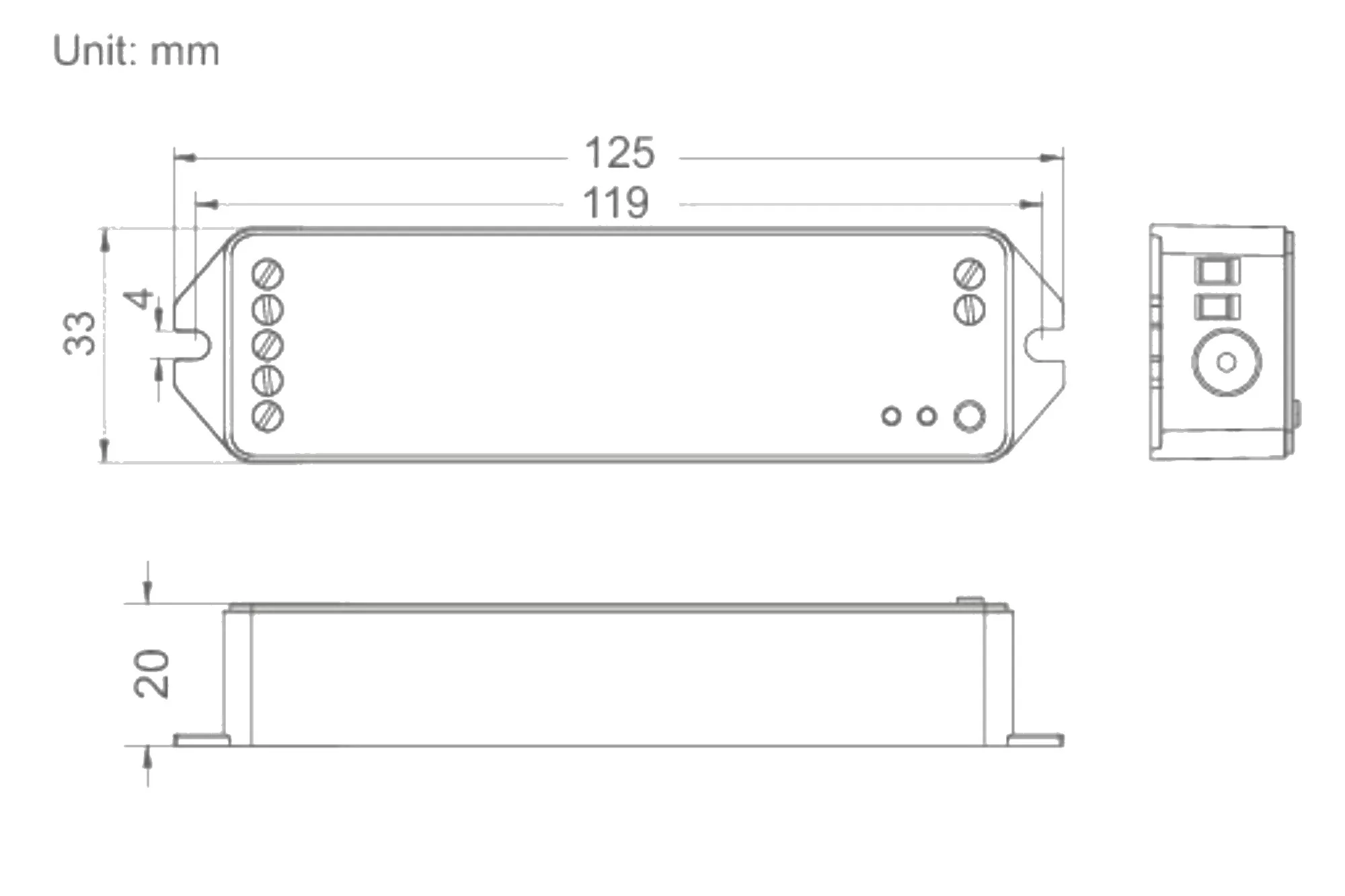 RDM Wi-Fi master Controller, 2.4GHz Wi-Fi , 802.11b/g/n/ANSI E1.20-2010 RDM, 5-24Vdc O/P, DMX 512/RDM O/P, IP20. WIFI-RDM01  LTECH DMX Controller